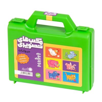 مکعب های تصویری حیوانات سایز کوچک